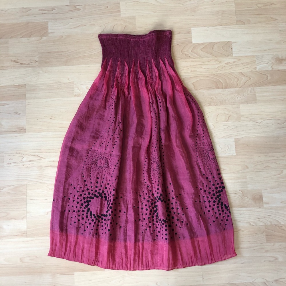 NEW Lapis Strapless Dress
